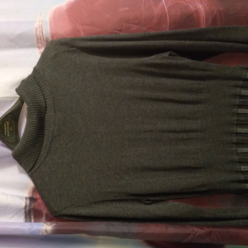 Sweater dress great pleated with turtle neck